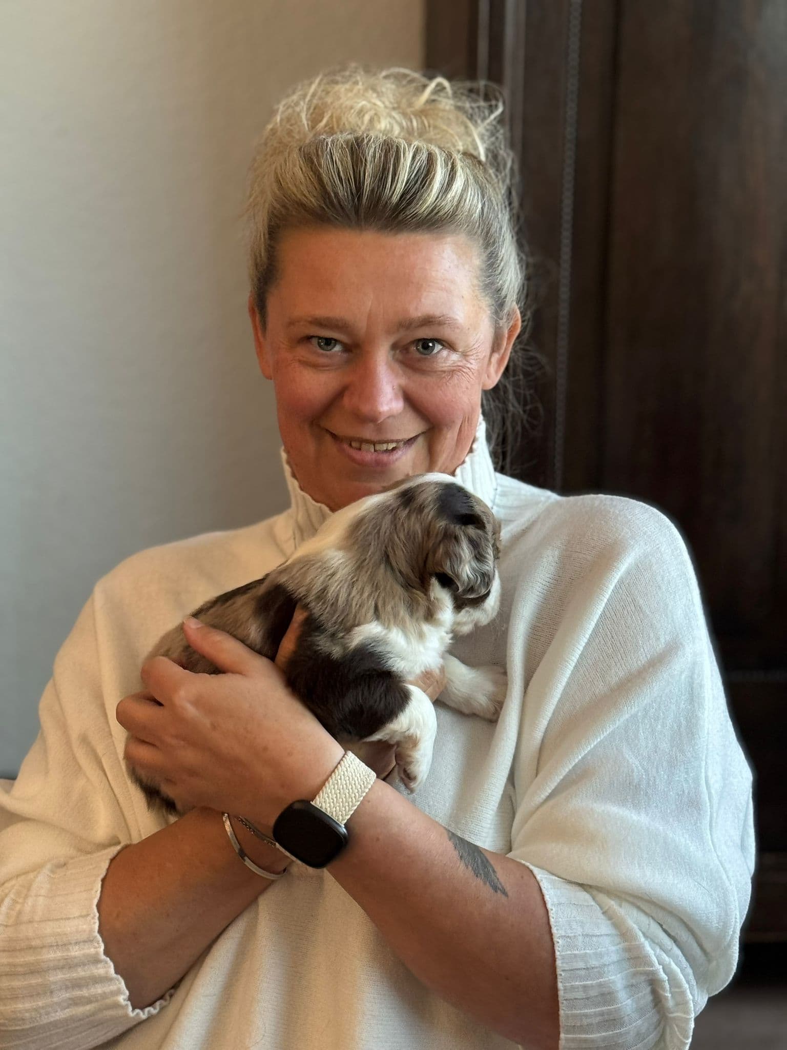 lotte auf dem arm von jessica